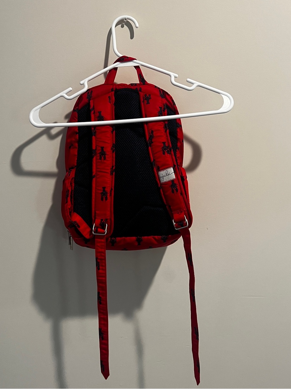 Ju-Ju-Be Kids Backpack in Cape Cod Red with Navy Print - Picture 8 of 9